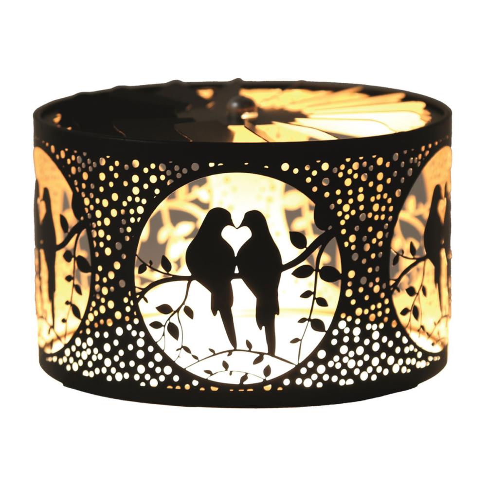 Aroma Silhouette Black & Gold Carousel Doves Shade  £11.69